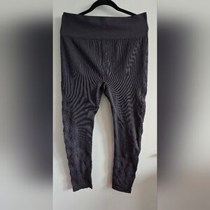 Felina Grey Lace Detail Leggings